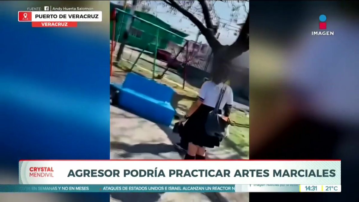 Captan a hombre golpeando brutalmente a joven en el puerto de #Veracruz. #NoticiasImagen #YoTeVeo #ImagenNoticias con Crystal Mendivil Imagen Crystal