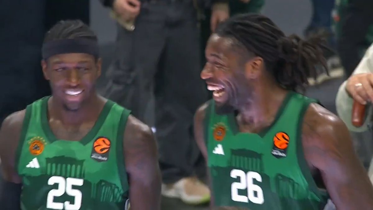 Seeing Kendrick Nunn and Mathias Lessort smiling after Ws How good is that to see, Panathinaikos BC fans?
