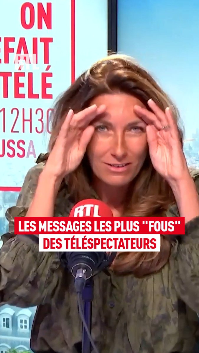 Messages de téléspectateurs : "Une dame âgée m'a scannée des cheveux jusqu'aux orteils et m'a dit tout ce qui n'allait pas chez moi" Anne-Claire Coudray était l'invitée d'Eric Dussart et Jade dans On Refait La Télé sur #RTL