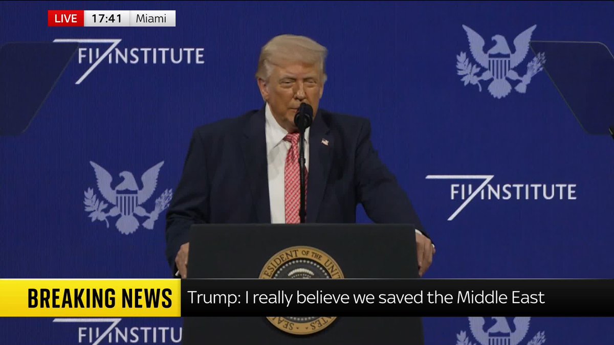 "They're begging to make a deal." U.S. President Donald Trump says Iran has sent ten oil ships in negotiations over the Strait of Hormuz - which he calls the 'Strait of Trump'. 📺 Sky 501, Virgin 602, Freeview 233 and YouTube