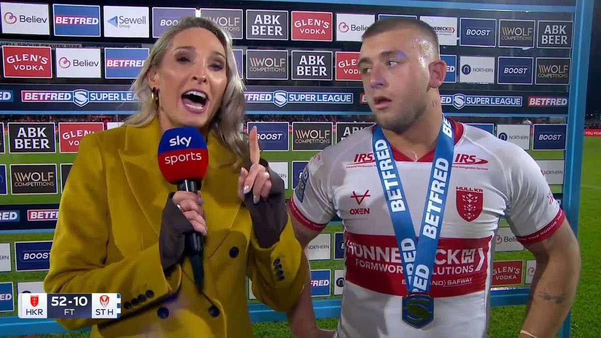 "That was more like us" 💪 Mikey Lewis reacts after a dominant win over St Helens!