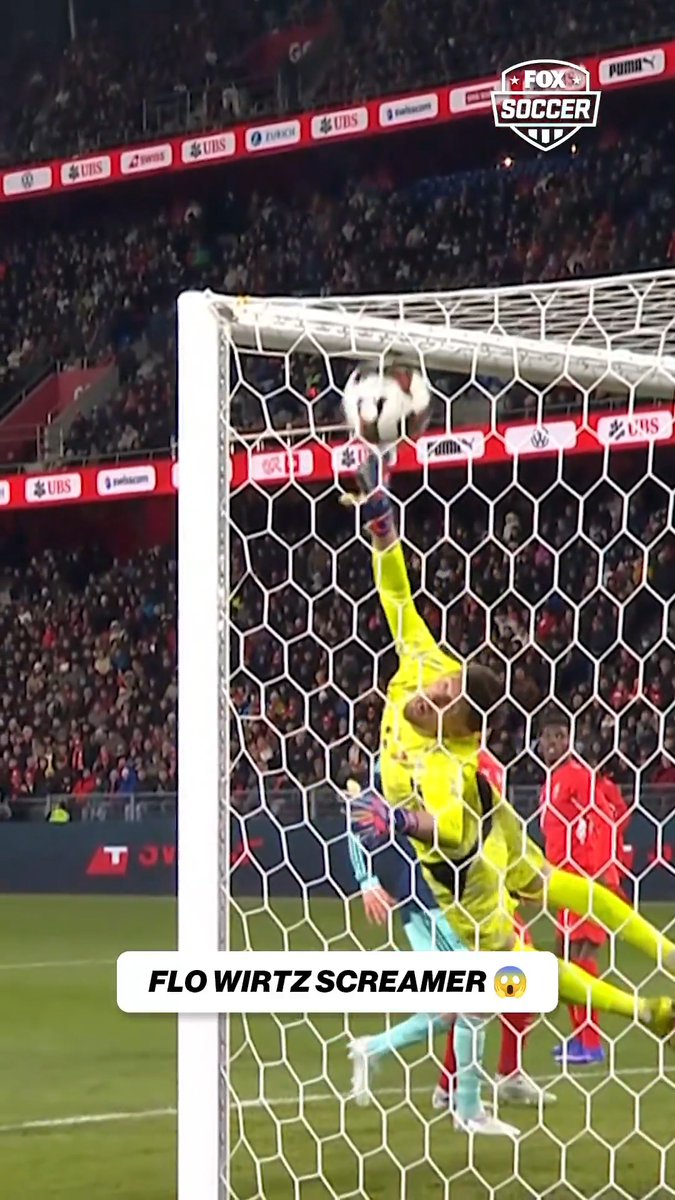 You couldn't get a more perfect replay of Flo Wirtz's GOLAZO 🇩🇪