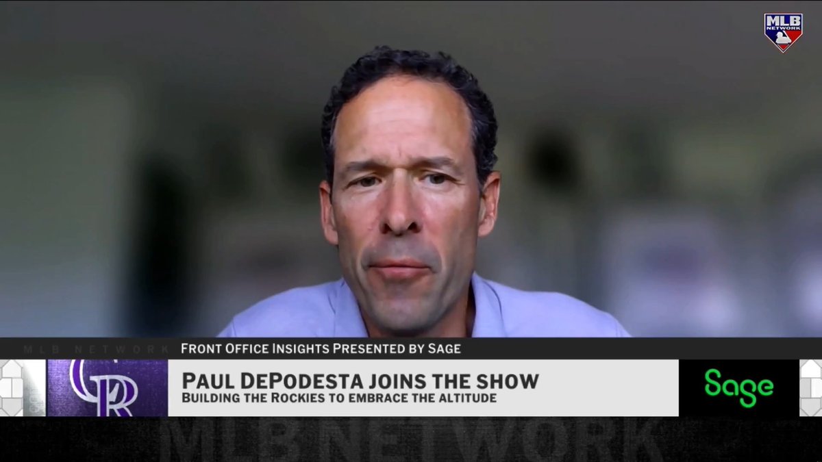 How do the Rockies plan to use Coors Field's altitude to their advantage? Rockies President of Baseball Operations Paul DePodesta talks about their strategy on MLB Now. MLB Network + Sage USA