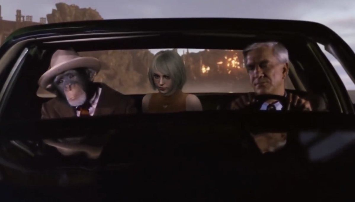 Someone did a Naked Gun x Resident Evil 4 crossover and it’s glorious