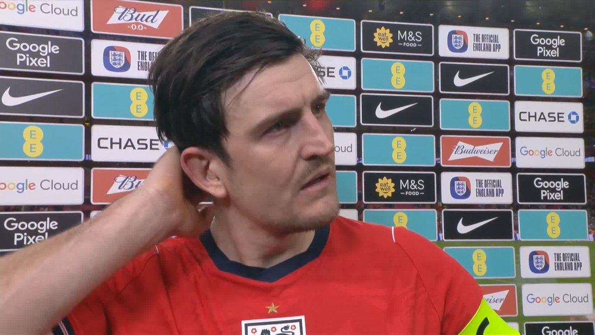 🗣️ Harry Maguire on Ben White: “It’s a ridiculous penalty, it’s soft. I would be attempting to block the shot as well. A bit crazy scoring the first goal, I thought he was brilliant. He’s been really good, really positive, a big smile on his face.” ❤️