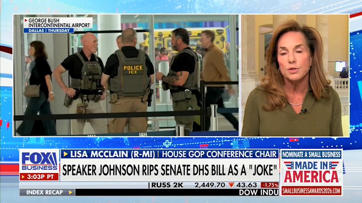 House Republicans cannot, and WILL NOT, be held hostage by Chuck Schumer. The bill he sent to the House has ZERO in funding for border security. It’s DEAD ON ARRIVAL.