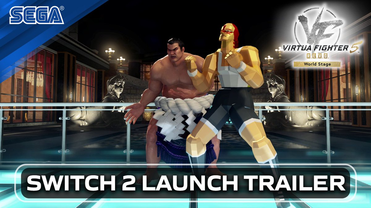 Virtua Fighter 5 R.E.V.O World Stage is HERE on Nintendo Switch 2 — AVAILABLE NOW! Fight anywhere, master devastating combos, customize your fighter, and battle players worldwide with Cross‑Play and Rollback Netcode. 🥊