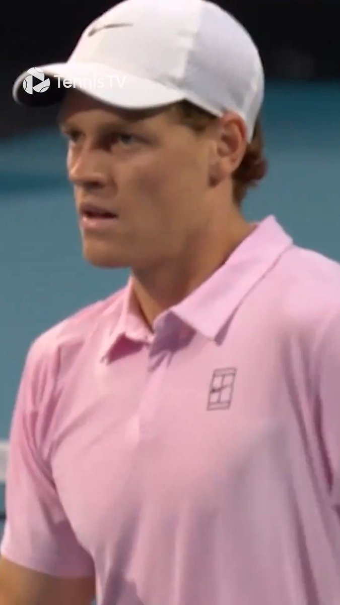Simply world class. This is Jannik Sinner at his awesome best 🎭 Miami Open | #MiamiOpen