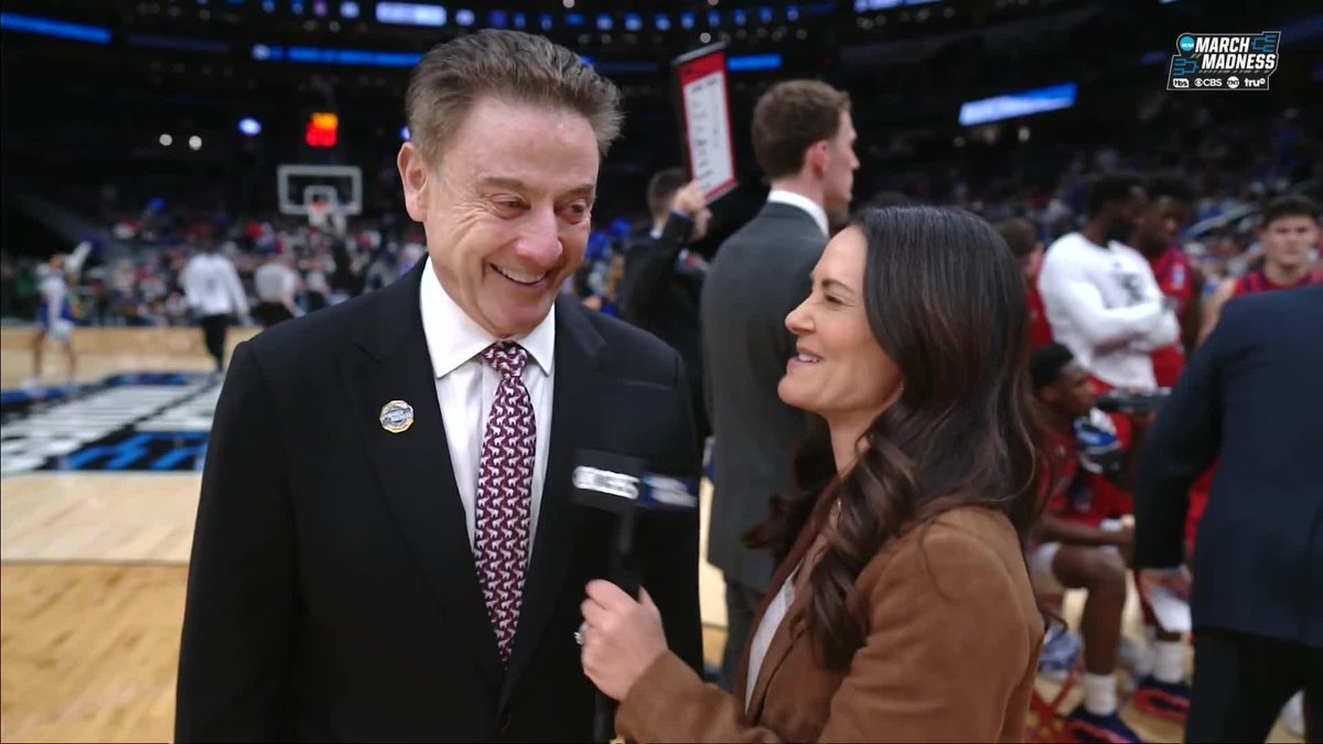 "But listen...Dillon Mitchell just made a three. The Lord is blessing us tonight." Rick Pitino had jokes for his forward who hit his first 3-pointer of the season tonight. 🤣