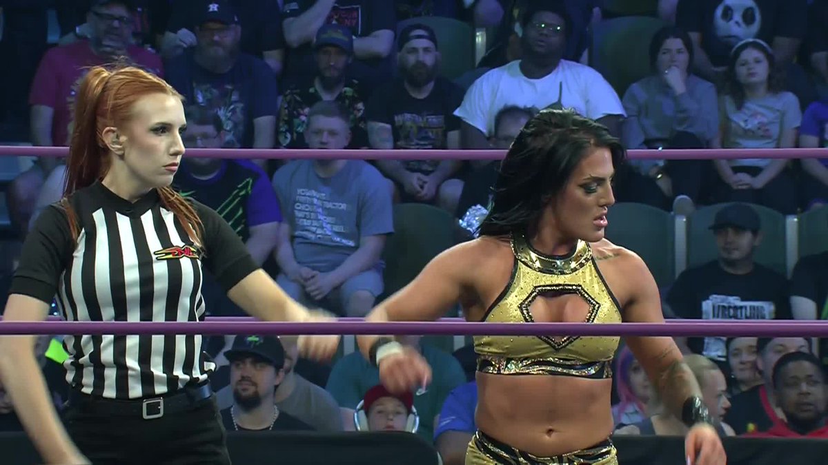 A major assist from mila moore gives Tessa Blanchard the victory. #TNASacrifice
