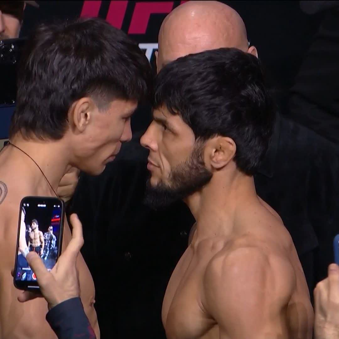 バーモンデス×ムサエフ 公開計量でのフェイスオフ！ #UFC