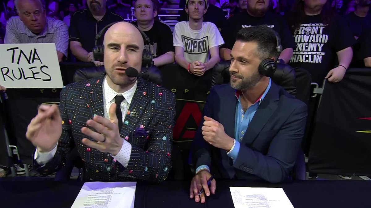 The legendary One Man Gang is in the house for #TNASacrifice!