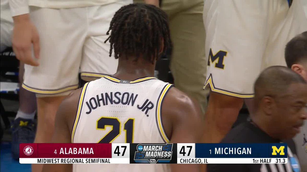 All tied up AGAIN in Chicago ‼️ #MarchMadness Alabama Men’s Basketball