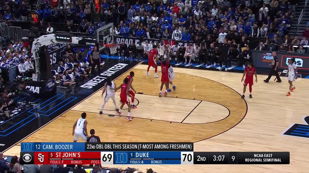 Cameron Boozer STEPPING UP for Duke.