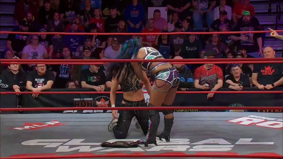 Athena beats Taylor Rising to retain her ROH Women's World Championship in another successful defense! 1,199 DAYS AND COUNTING. THE FOREVER CHAMPION.