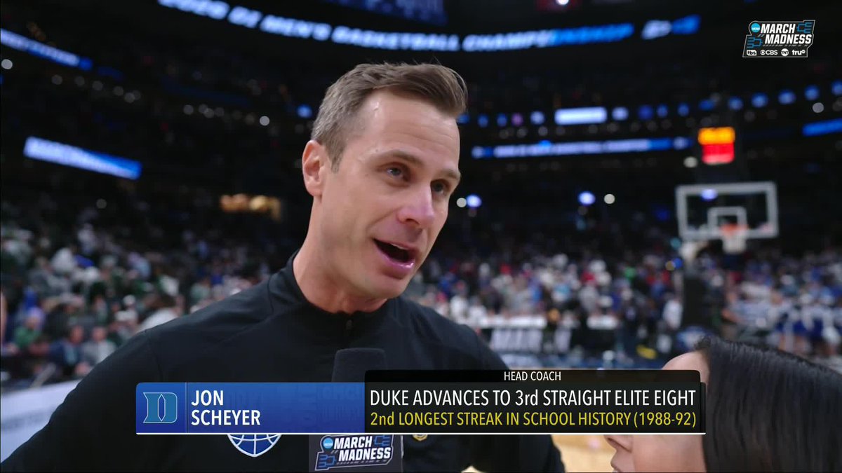 "He had no business playing today" Jon Scheyer emotional talking about Caleb Foster