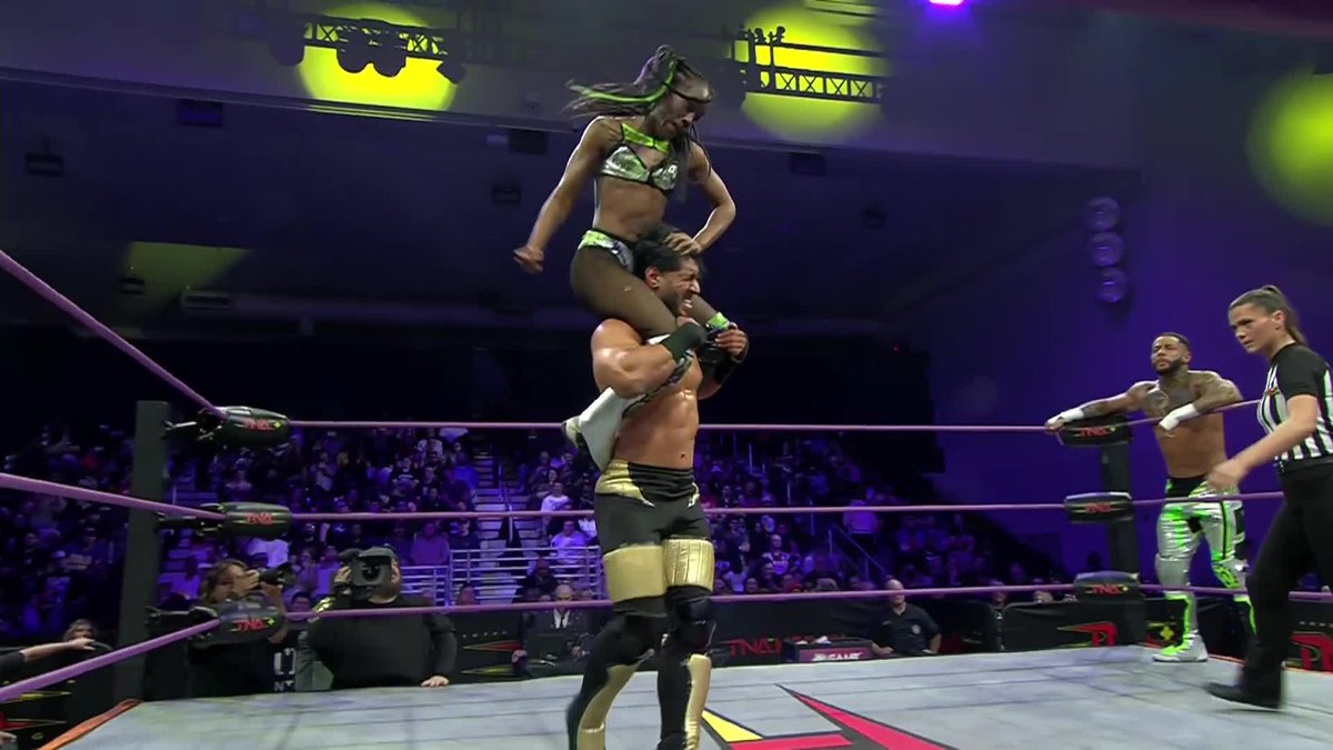 .Jada Stone/ジェイダ・ストーン is taking the fight to Mustafa Ali! #TNASacrifice