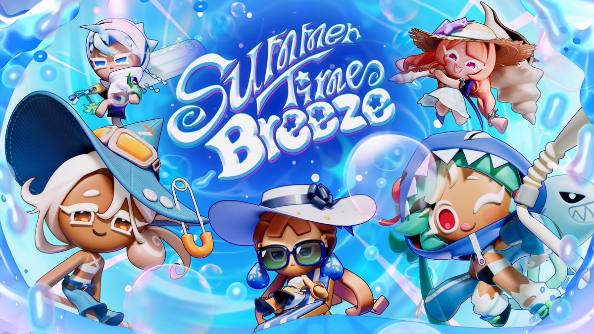 Beach day, here we come! 🏖 From breezy outfits to stylish shades, the Cookies are ready for a sunny getaway! Meet the Cookies enjoying their vacation in these brand-new summer costumes! 🏝 👇 Download CookieRun: OvenSmash #CookieRun #CookieRunOvenSmash #Costume