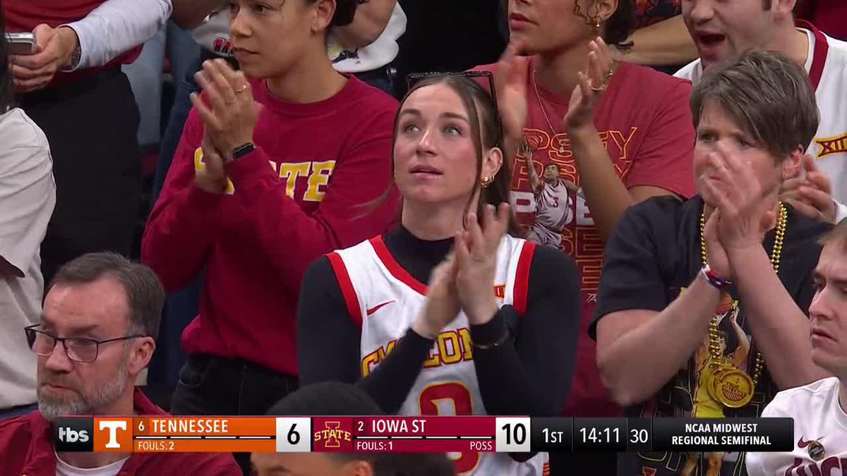 Nate Heise with the steal and the finish for Iowa State Men’s Basketball 🔥