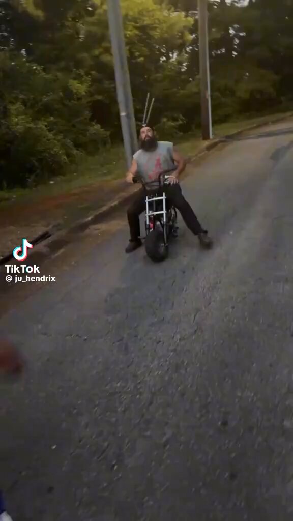 This guy started chasing these black girls on his little mini bike in their neighborhood so they stopped him &amp; let him know he better stop now because they would beat his Azz if he didn’t! They also thought he may have a gun in him,but he didn’t so they had a paper gonna swat him