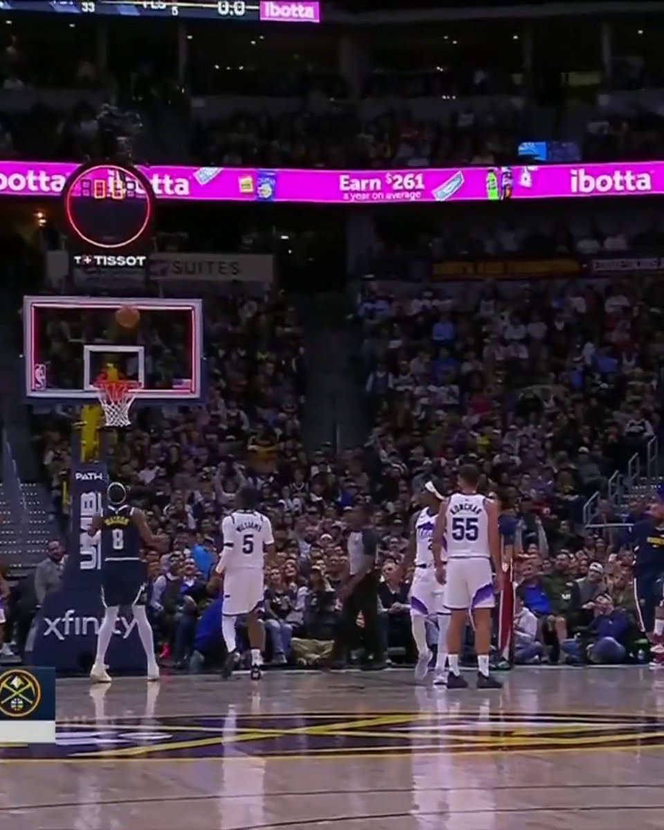 JOKIC BUZZER-BEATER FROM HALF-COURT 🃏 It bounced on the rim 4 TIMES 😱