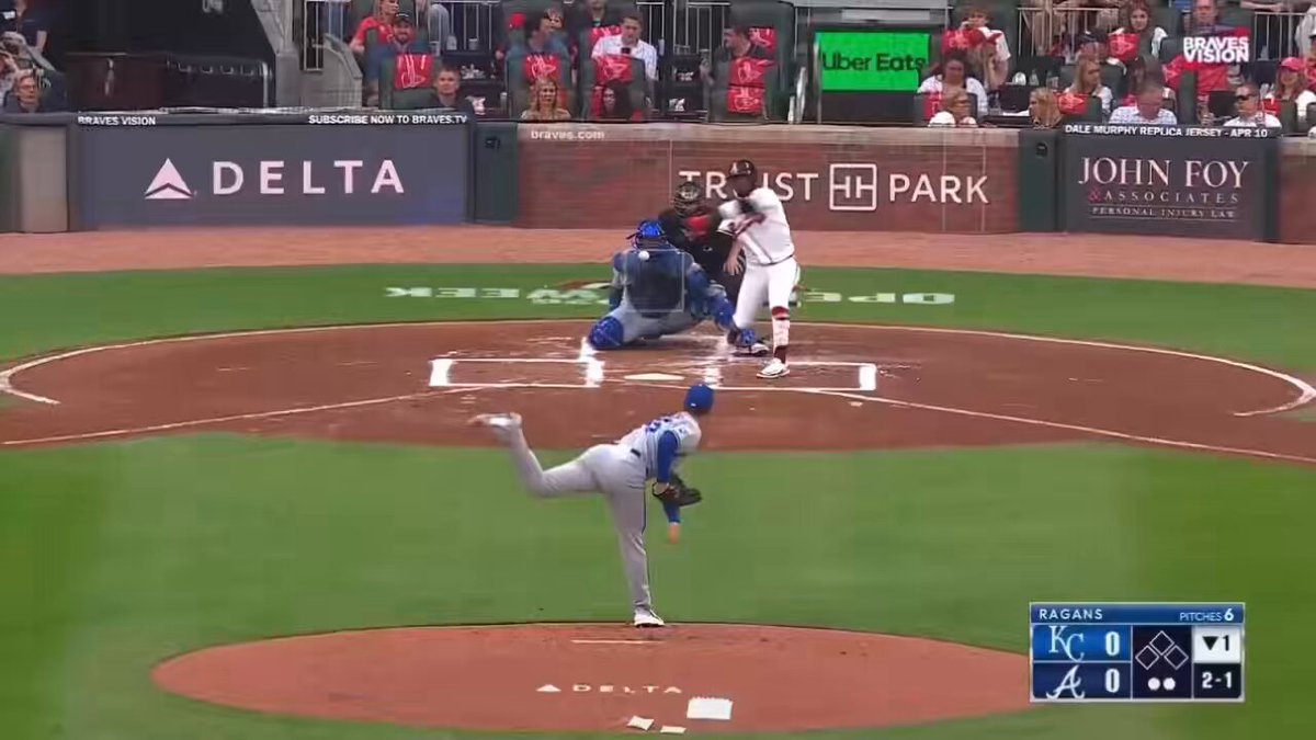 What a night! Braves shutout KC 6-0 to start the season!