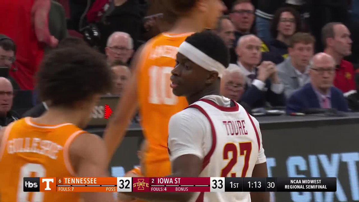 Nate Heise with the three and Killyan Toure with the NICE behind-the-back pass. Iowa State Men’s Basketball is cookin!