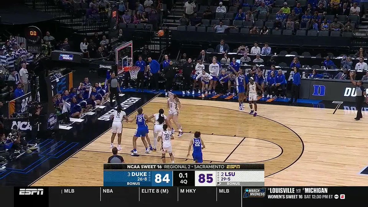 DUKE BEATS LSU AT THE BUZZER 🚨 ASHLON JACKSON GAME WINNER