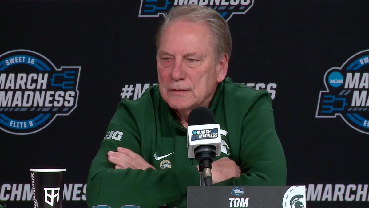 "Trying to win a National Championship." Coach Izzo when asked where he will be in five years.