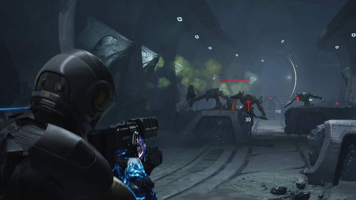 Check out the gameplay from Exodus on the Celestial-built defense platform Khonsu. Hurl livestone javelins with the Lance gauntlet ability and engage Shredder mode on the Recycler when enemies close the gap. Available in 2027.