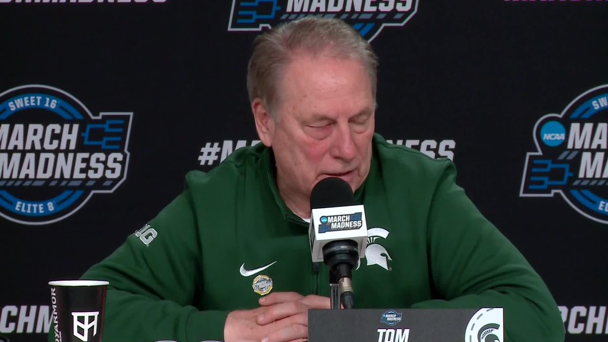 Tom Izzo praises Dan Hurley and UConn saying, "The better team won tonight."