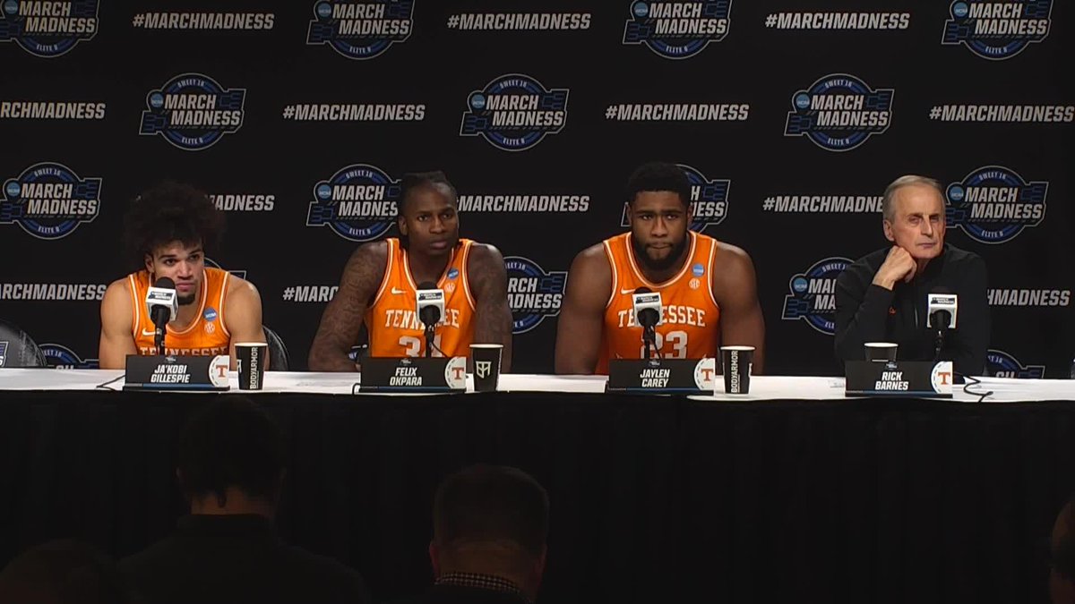 "We have some unfinished business... we gon' get the job done." 🫡 Felix Okpara is determined to avenge Tennessee's Elite 8 loss last year 😤 #MarchMadness