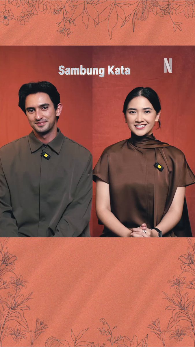 Seru banget ngeliat Nadya Arina &amp; Omar Daniel main sambung kata. Bakal lebih seru lagi ngeliat mereka beradu akting di Hati Suhita Series yang udah tayang di Netflix!
