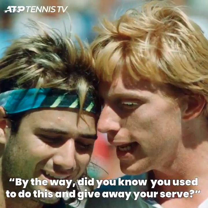 The Moment Agassi shocked the world by telling how he read Becker’s serve.. The Details 🤯