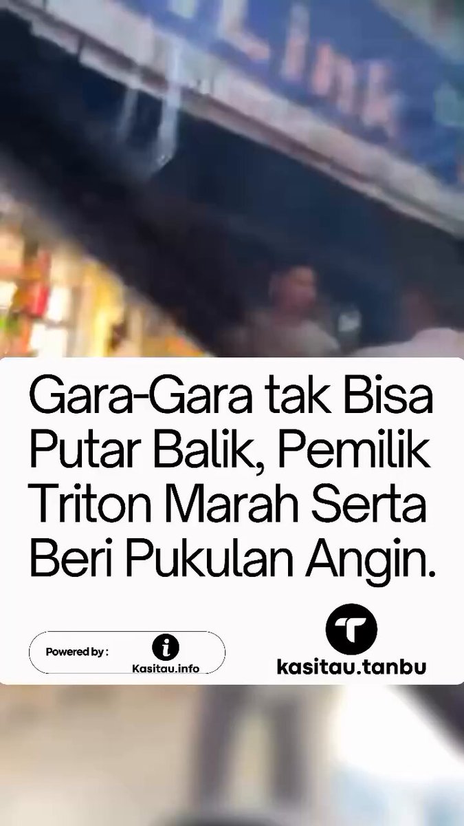 Keduanya sama-sama ingin putar balik, avanza sudah berhasil putar duluan dan langsung ambil parkir kiri jalan walaupun tak memakan bahu jalanan. Triton akhirnya tekor (merasa terhalang avanza) dan harus maju-mundur berkali-kali agar bisa putar balik dan akhirnya terjadi seperti dalam video.