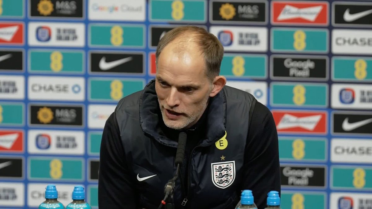 Thomas Tuchel on Dominic Solanke and Dominic Calvert-Lewin's performances against Uruguay ⤵️