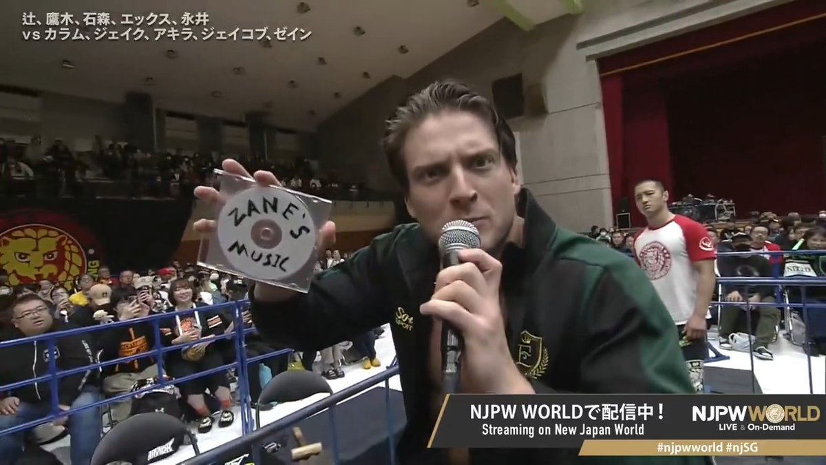 .Zane Jay. ゼイン・ジェイ. "Play Next...💿" From the profile URL #NJPW #njpwworld #njSG