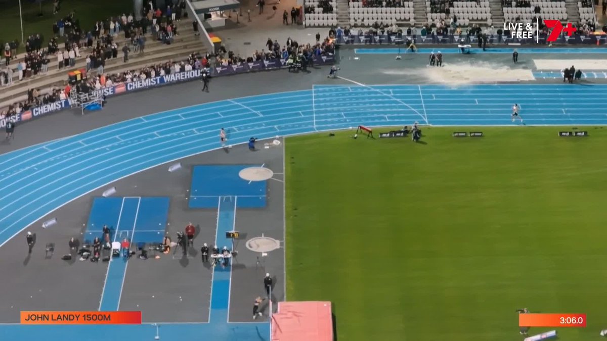 "It is Amazing" Cam Myers records the fastest 1500m run ever in Australia! Watch the Maurie Plant Meet live on 7Plus -