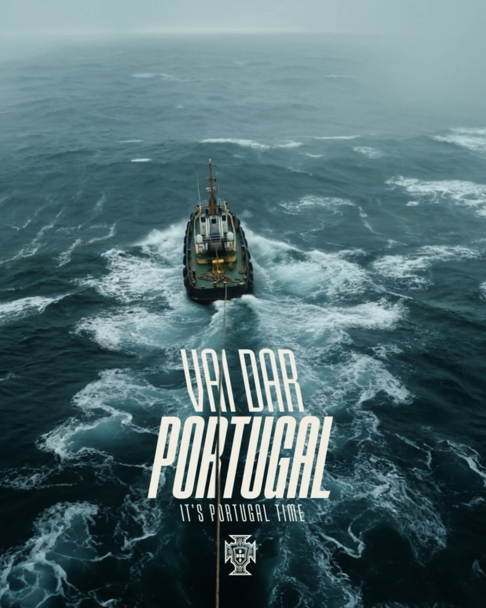 𝟭/𝟮: Haja o que houver, dê por onde der, nunca estivemos tão perto. 𝗩𝗔𝗜 𝗗𝗔𝗥 𝗣𝗢𝗥𝗧𝗨𝗚𝗔𝗟! 🌊⛵