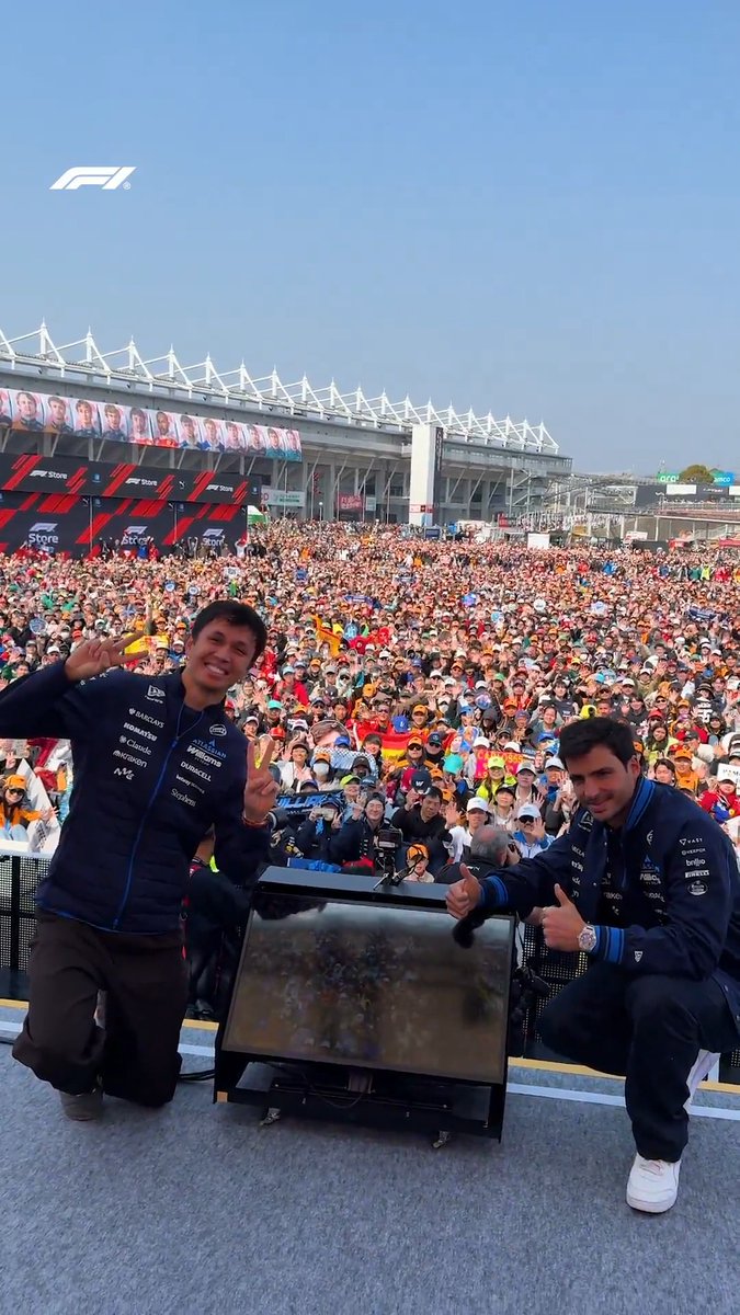 Respect to these amazing Suzuka fans 🇯🇵🫶 #F1 #JapaneseGP