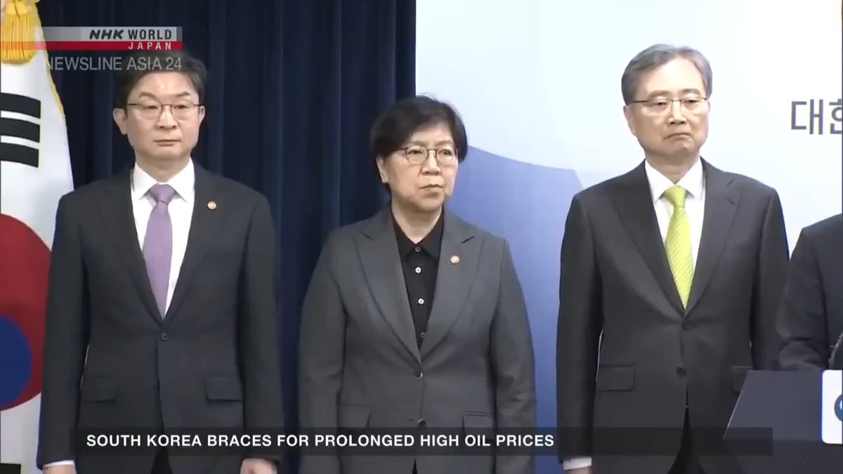 Apocalyptic scenes looming in South Korea. The government is forcing strict vehicle rationing and warning of a catastrophic April supply crisis due to the Strait of Hormuz blockade. They are desperately shifting back to coal to survive. The modern economy is breaking down.