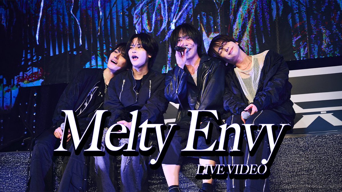 ◤◢◤◢◤◢◤◢◤◢◤◢◤◢ 【LIVE VIDEO】 Melty Envy/ DTB ▶︎ YouTube ◤◢◤◢◤◢◤◢◤◢◤◢◤◢