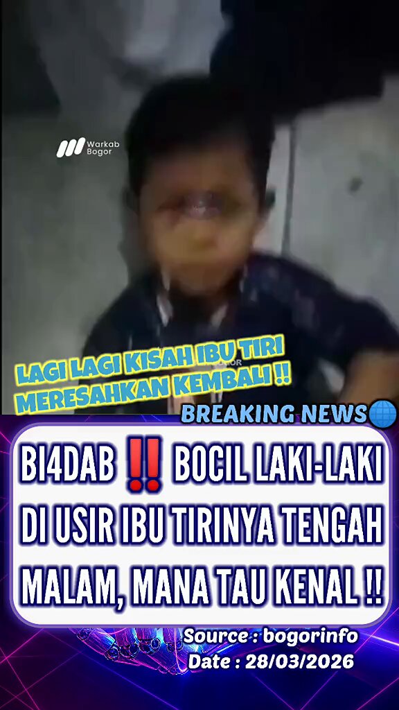 Kalo ceritanya bener udah diusir sama ibu tirinya, kow tega baget ya? Bawa ke kantor polisi bang! 😭