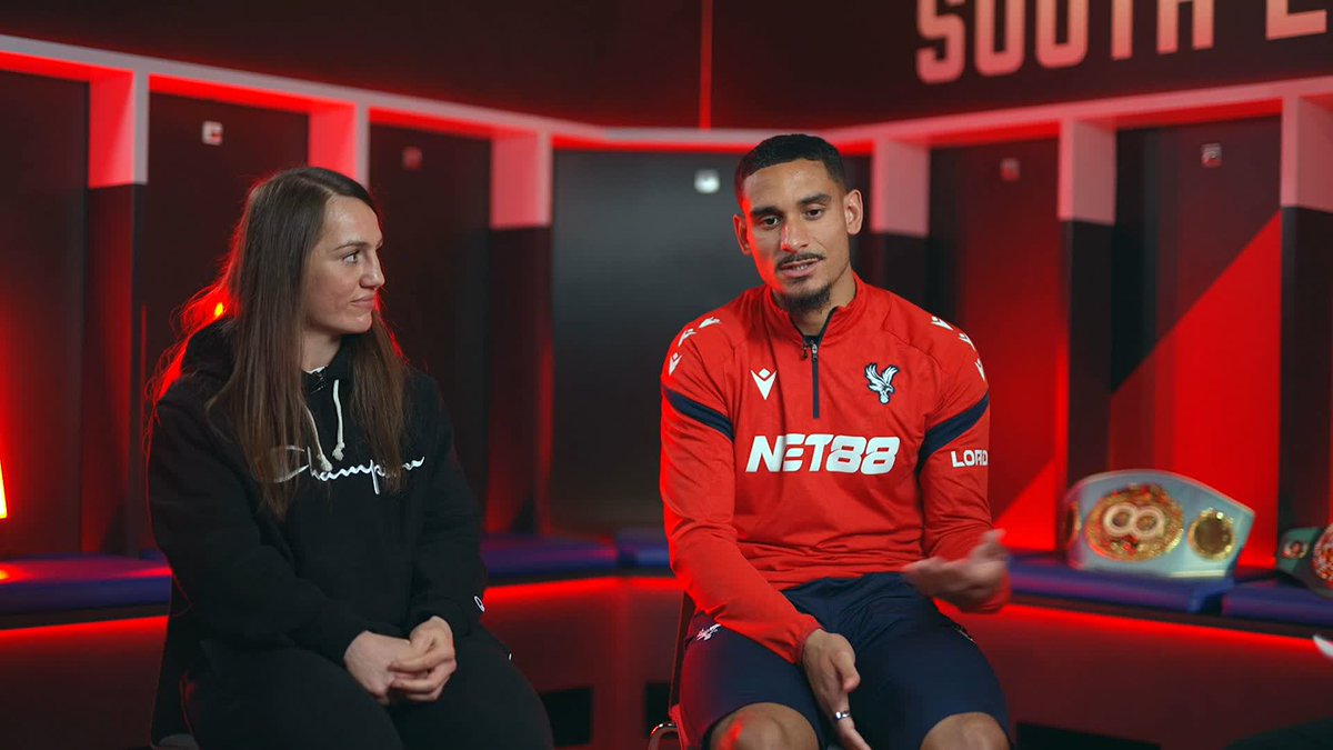 "South London is proud of what you do, we will support you" Maxence Lacroix with some words of encouragement for Ellie Scotney 🙌