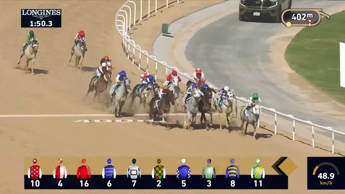 What. A. Finish! 🤯 𝐅𝐀𝐋𝐀𝐀𝐇 denies Mubeed in an epic renewal of the Dubai Kahayla Classic, sponsored by Zabeel Feed #DWC26