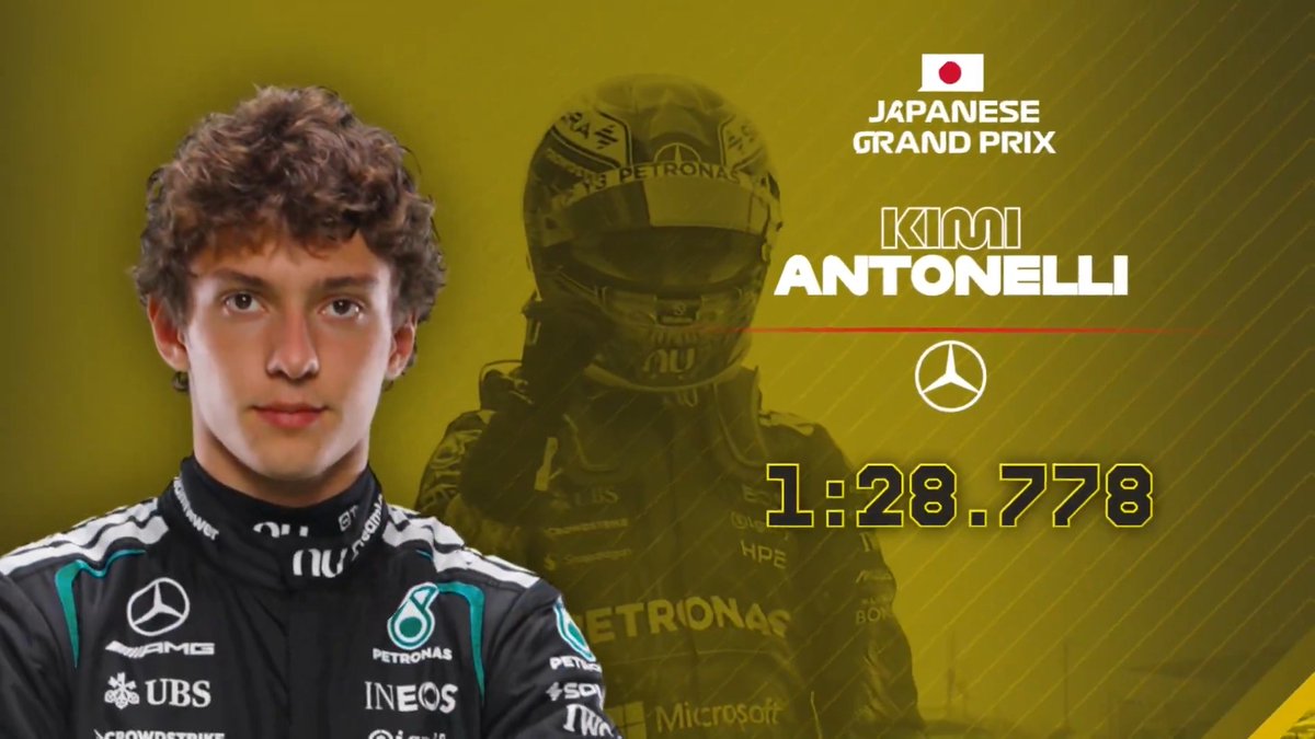 Kimi Antonelli secures the Pirelli Motorsport Pole Position Lap in Japan! 😮‍💨 Let's ride onboard with the Mercedes driver for his lap of the iconic Suzuka 🤩👇 #F1 #JapaneseGP