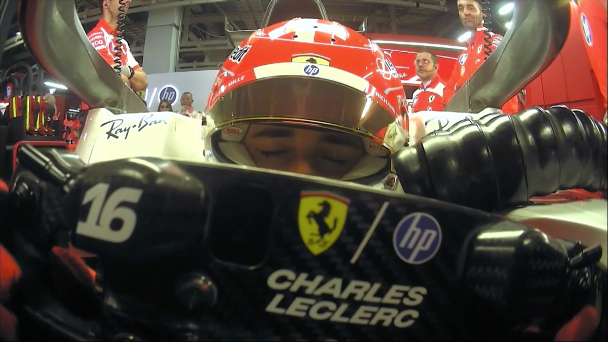 Quand Charles Leclerc visualise son tour en qualifs 😍🇯🇵 #JapaneseGP #F1