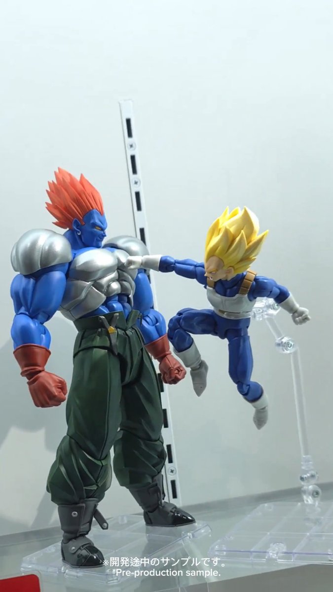 【締切迫る】 魂ウェブ商店で3月29日(日)23時まで予約受付の「S.H.Figuarts 合体13号」の最新サンプルが秋葉原のTAMASHII NATIONS STORE TOKYOにて展示中! そのサンプルを使って、造形や可動を動画でご紹介です。 🛒ご予約は→ #dragonball #ドラゴンボールZ #t_shf