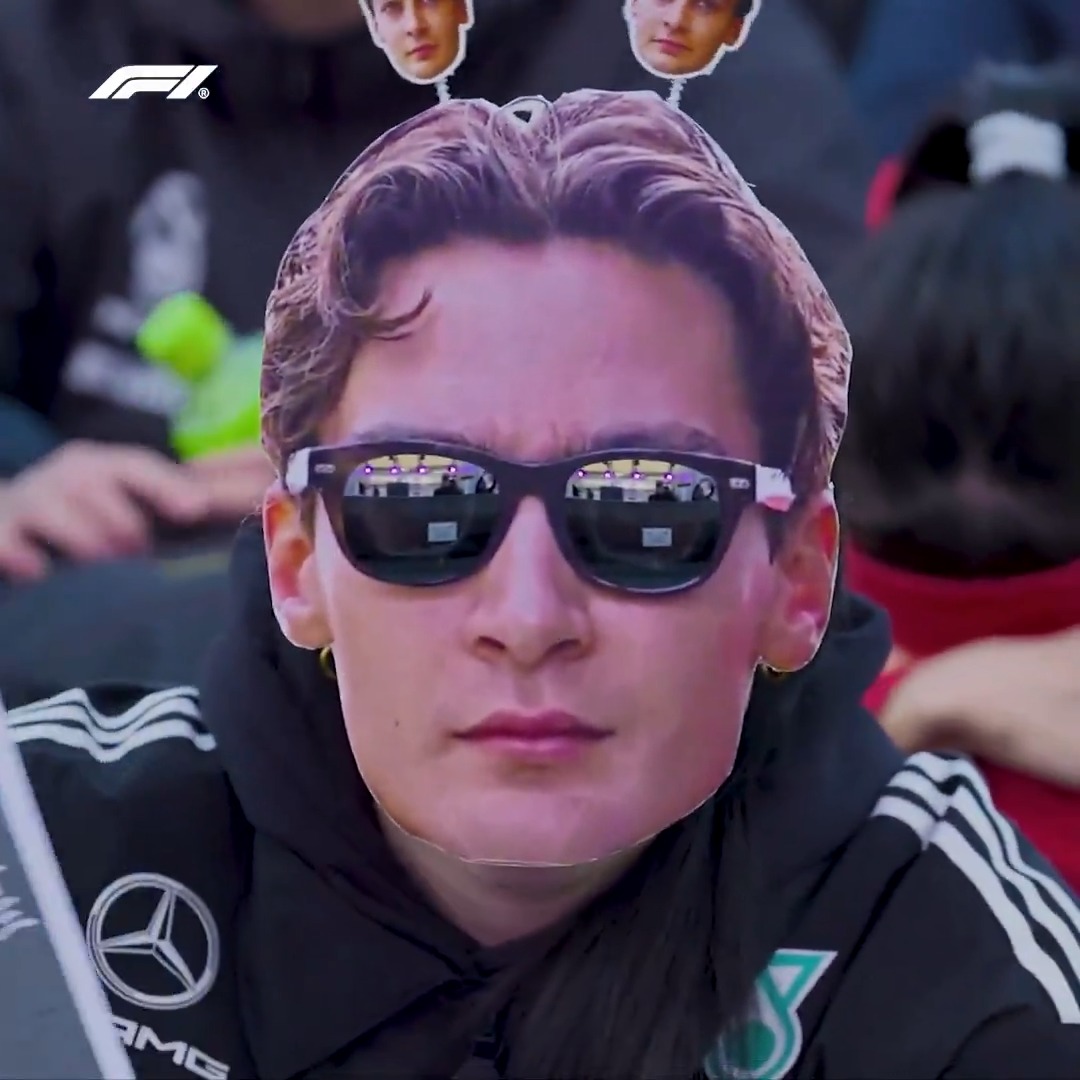 George! Is that you?! 😄 #F1 #JapaneseGP Mercedes-AMG PETRONAS F1 Team