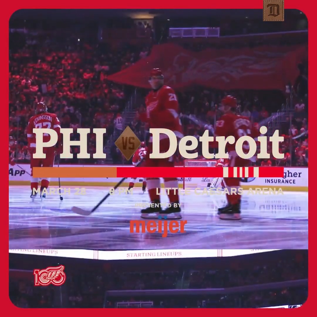 Saturday night at home! #LGRW 🏒 8:00 P.M. 📺 ABC News 📻 WWJ 950 🎟️ 🤝 Meijer